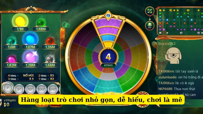 Hàng loạt trò chơi nhỏ gọn, dễ hiểu, chơi là mê